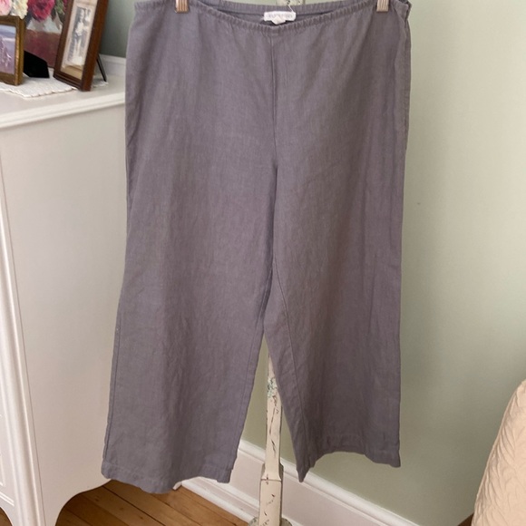 Eileen Fisher Pants - Eileen Fisher Linen Cropped Pants S